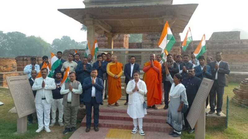 बुद्ध के मार्ग पर चलकर ही दुनिया में शांति की कल्पना की जा सकती है – संतोष कुमार